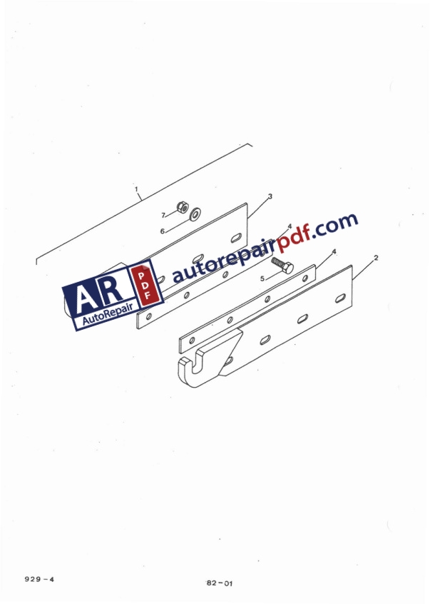 Bobcat Backhoe 929(ABC) Parts Manual 6566042-3