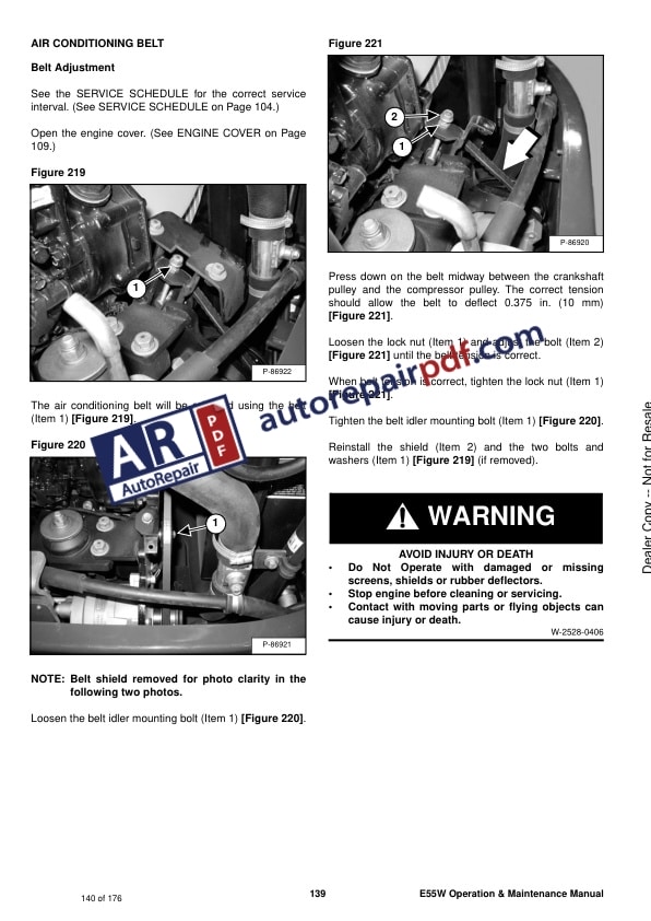 Bobcat Excavator E55W Operation and Maintenance Manual 6987390 EN GB-5