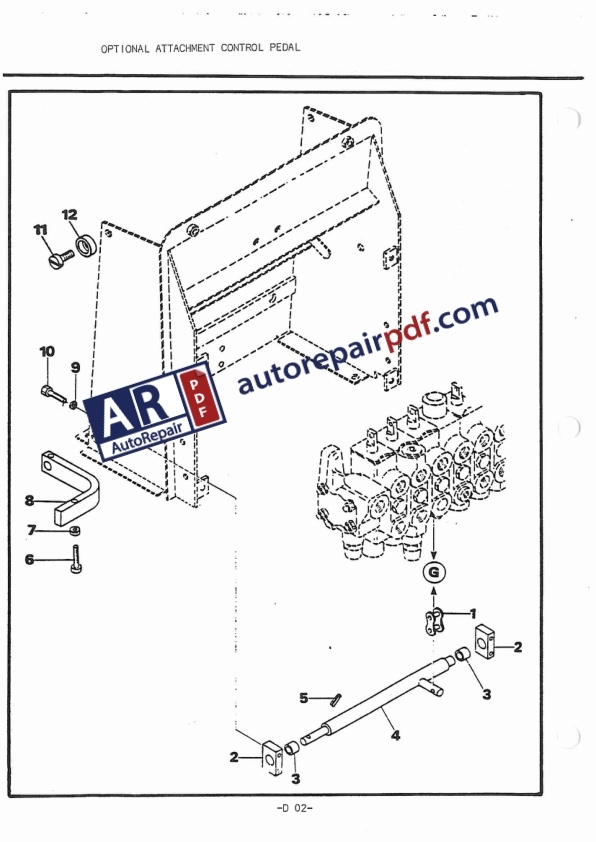 Bobcat Excavators X122 Spare Parts Catalog-4