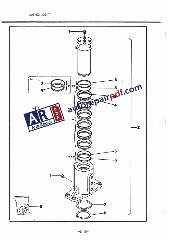 Bobcat Excavators X122 Spare Parts Catalog-5