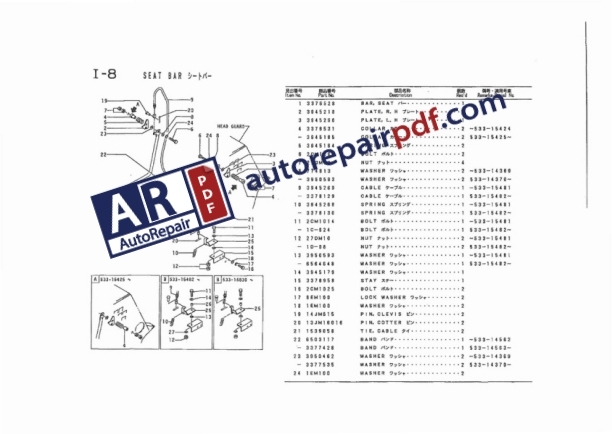 Bobcat Loader 543 Parts Manual-3