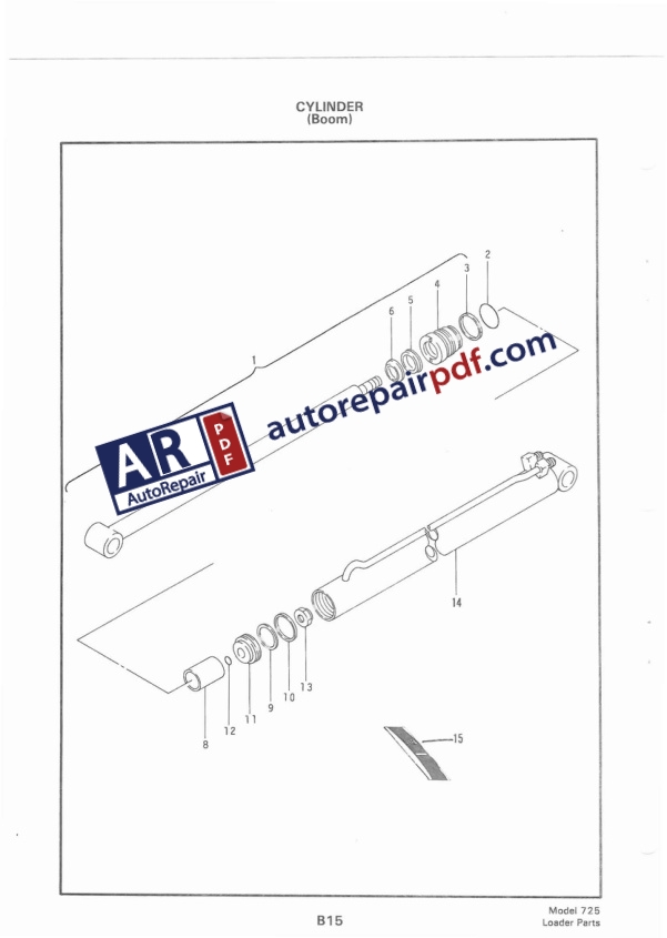 Bobcat Loader 725 Parts Manual-2