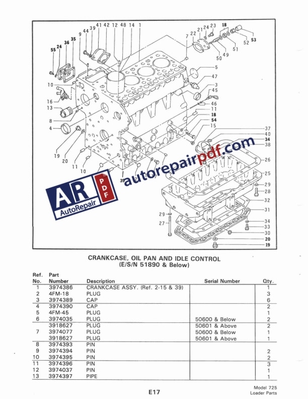 Bobcat Loader 725 Parts Manual-4