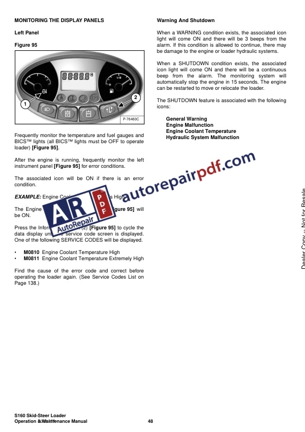 Bobcat Loader S160 Operation and Maintenance Manual 7168133 EN GB-3