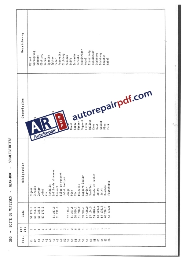 Bobcat Sambron Dumper Transmission Spare Parts Catalog-4