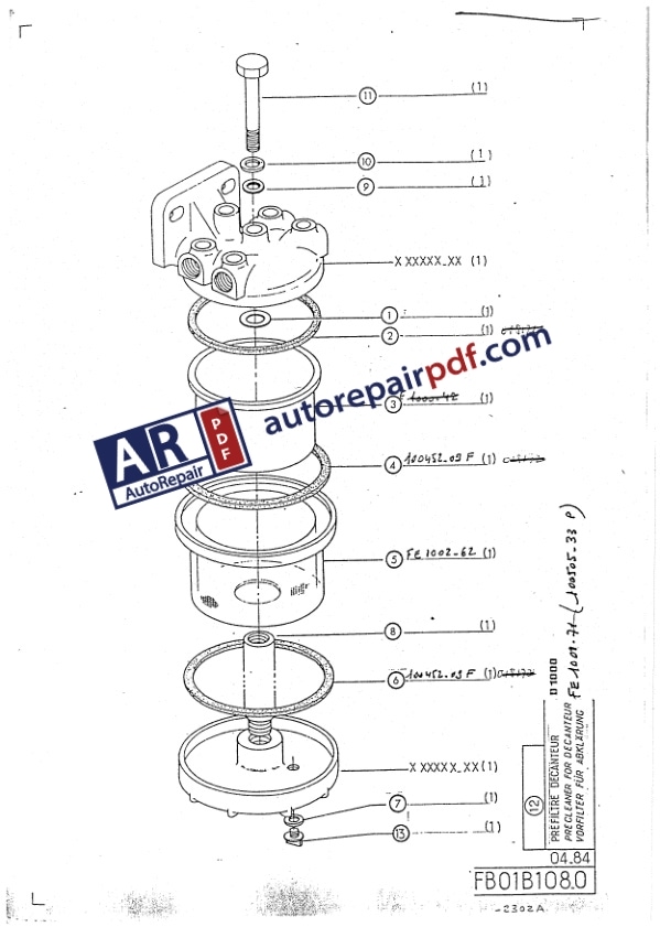 Bobcat Sambron Loader D1000 (PK4.108) Spare Parts Catalog-2