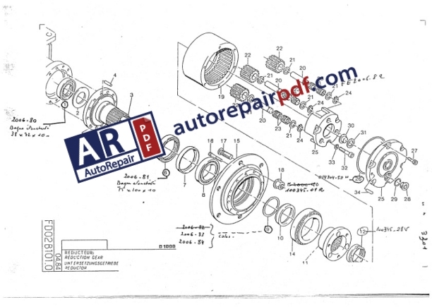 Bobcat Sambron Loader D1000 (PK4.108) Spare Parts Catalog-3