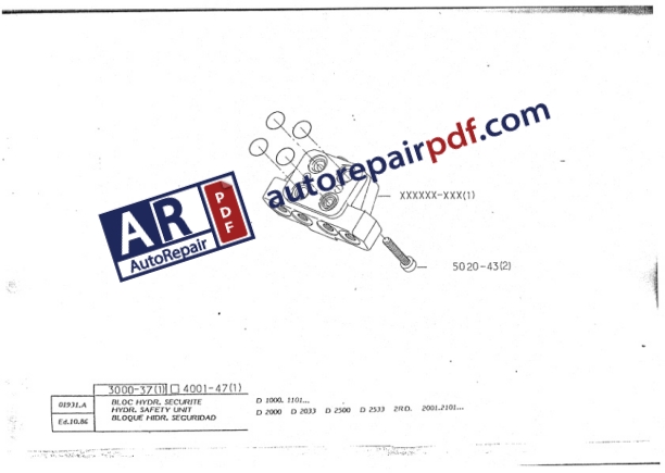 Bobcat Sambron Loader D1000 (PK4.108) Spare Parts Catalog-5