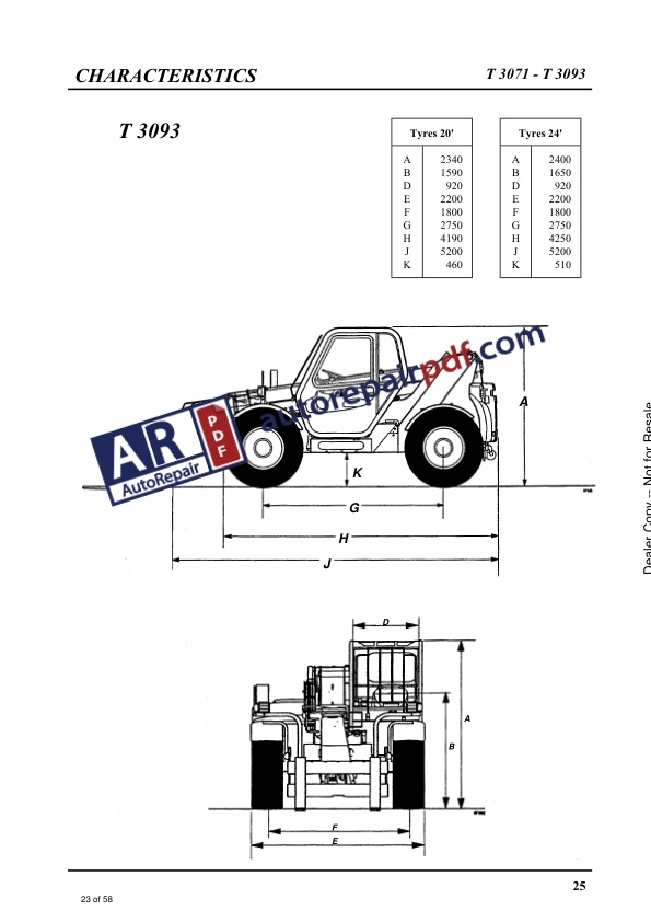 Bobcat Versa TTC Telescopic Handler T3071 T3093 Operation and Maintenance Manual 4850900 EN GB-3