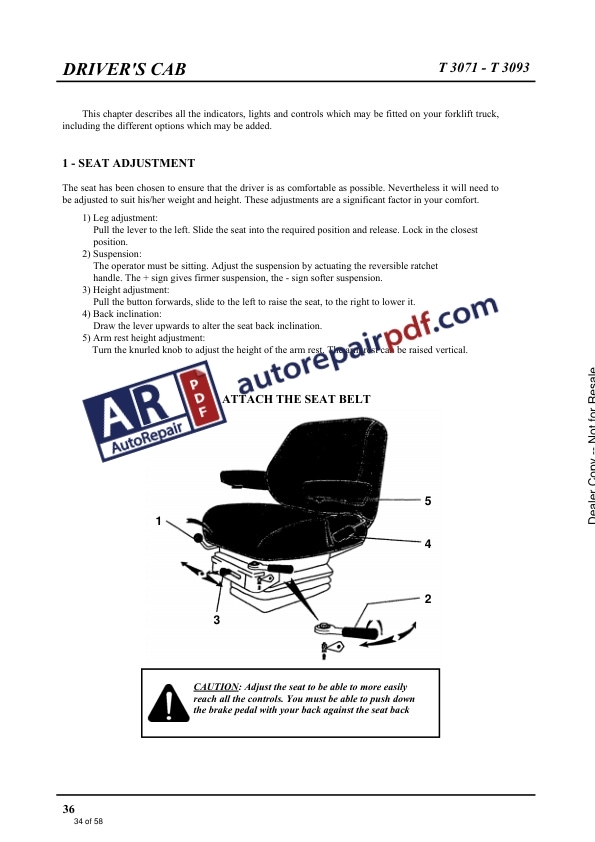 Bobcat Versa TTC Telescopic Handler T3071 T3093 Operation and Maintenance Manual 4850900 EN GB-4