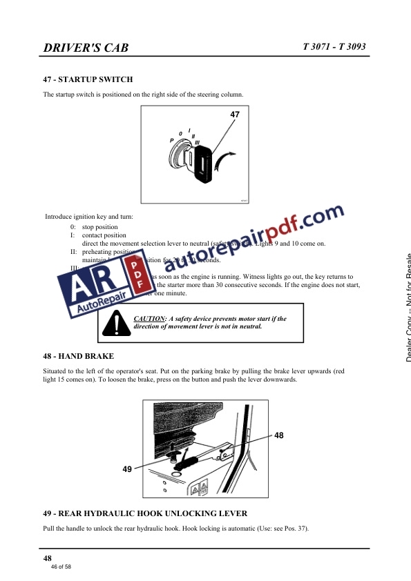 Bobcat Versa TTC Telescopic Handler T3071 T3093 Operation and Maintenance Manual 4850900 EN GB-5